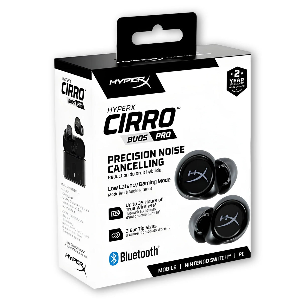 Écouteurs intra-auriculaires HyperX Cirro Buds Pro TWS Édition Noire 2025