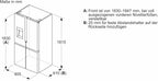 SIEMENS KF96NVPEA iQ300 Multi-Door-Kühlschrank, 183 x 91 cm, 405 L Kühlen & 200 L Gefrieren, hyperFresh längere Frische, noFrost nie wieder abtauen, superCooling schnellere Kühlung
