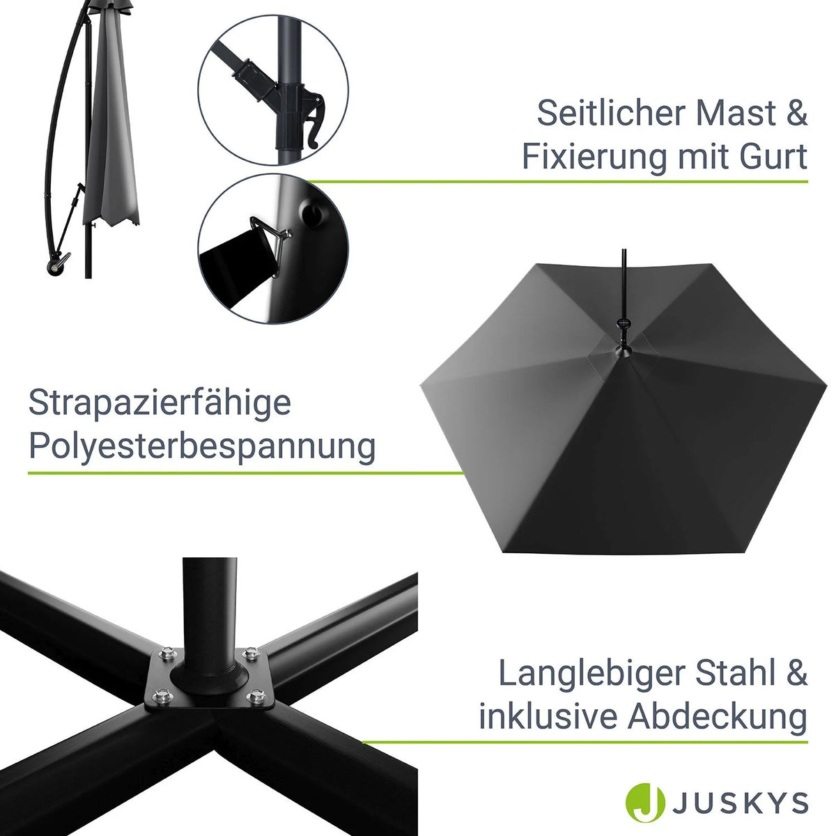 Parapluie LED excentrique 2025 Brésil