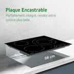 Sauter - SPI4360B - Table de cuisson à induction - Station de cuisson intégrée - Noir