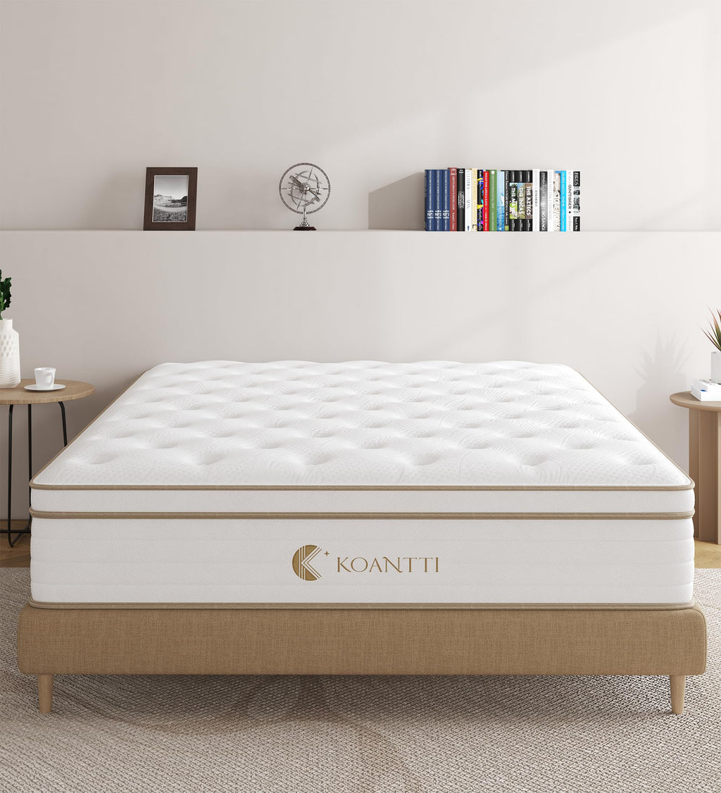 Matelas KOANTTI 2025 de 30 cm (12 pouces) en mousse à mémoire de forme. Fermeté moyenne.