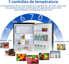 Réfrigérateur CHIQ 107 litres, hauteur : 845 mm, profondeur : 556 mm, noir