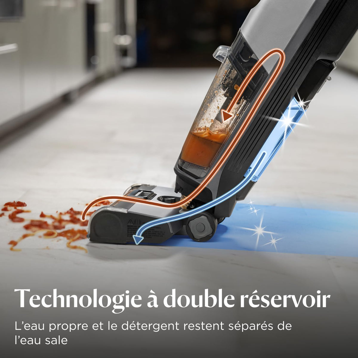 BISSELL CrossWave OmniForce, aspirateur balai sans fil