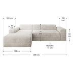 Canapé d'angle Vals 2025 – Confort moderne et style chaleureux