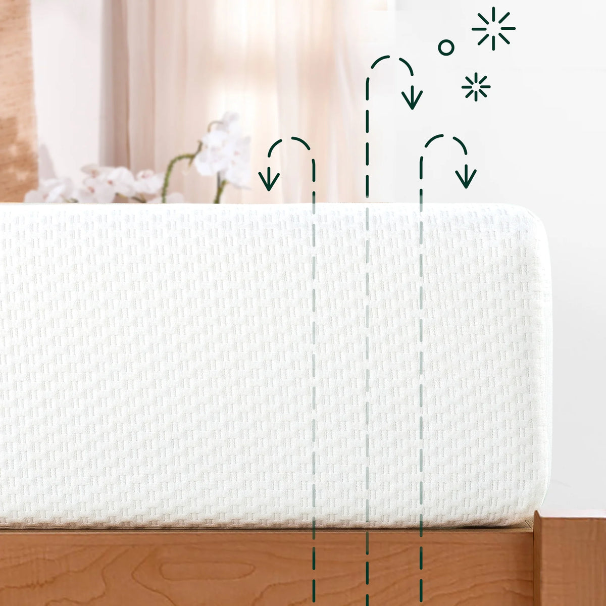 Matelas en mousse à mémoire de forme Zinus Spa Sensations. 20 cm de confort – Taille Queen