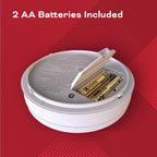 Détecteur de fumée Kidde, batterie 10 ans, voyants LED, alerte de remplacement, bouton de test et de réinitialisation, paquet de 6, blanc