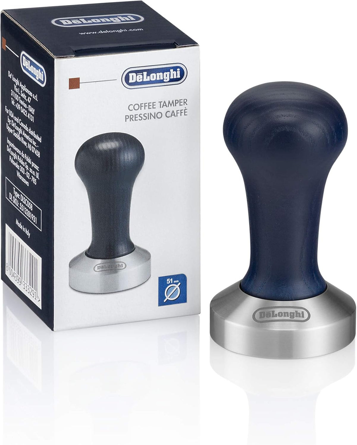 De'Longhi Dedica Style EC685.W, Machine à Café à Pompe en Acier Inoxydable Pour Café Moulu ou Dosettes, Machine à Espresso et Cappuccino, Réservoir de 1,3L, Système Anti-goutte, Blanc