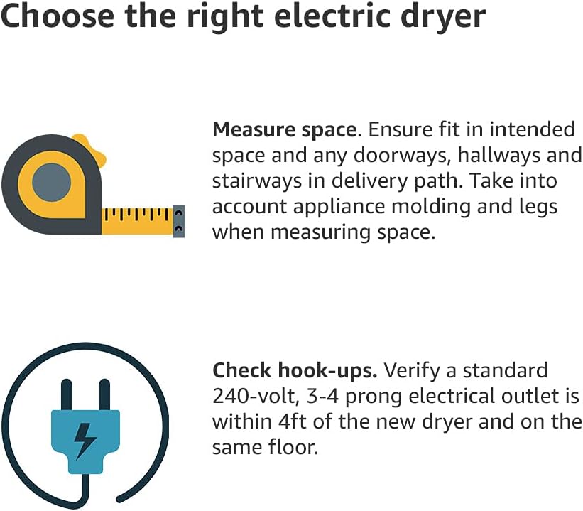 Sèche-linge électrique Kenmore à chargement frontal de 74 cm (29 po) avec protection anti-froissage et capacité totale de 198 litres (7 pi³), blanc