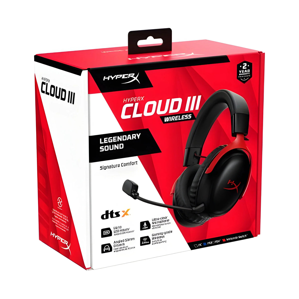 Casque sans fil HyperX Cloud III RED 2025 – Un son légendaire
