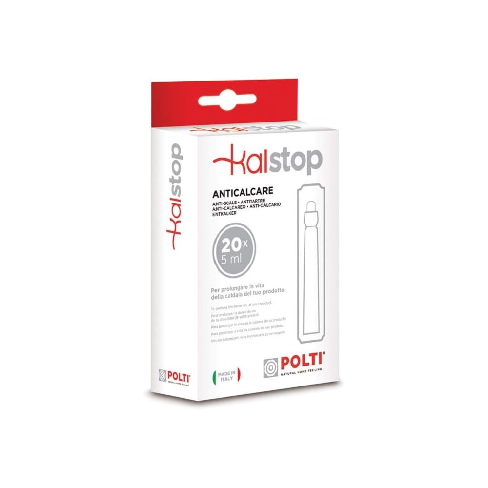 Polti PTEU0260 Vaporetto Eco Pro 3.0 Nettoyeur Vapeur, 4,5 Bar, 2000 W, Gris + Polti Kalstop Accessoire Nettoyeur Vapeur Anti-Calcaire : Cuisine et Maison