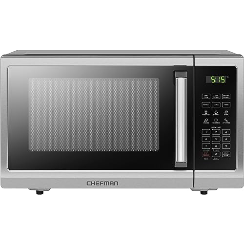 Micro-ondes de comptoir en acier inoxydable Chefman Essentials 2025