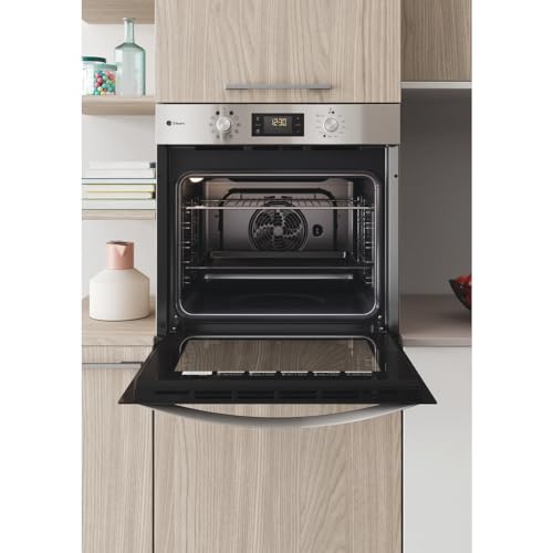 Four électrique encastré Indesit: couleur inox, autonettoyant   IFWS 5844 JH IX : Gros électroménager