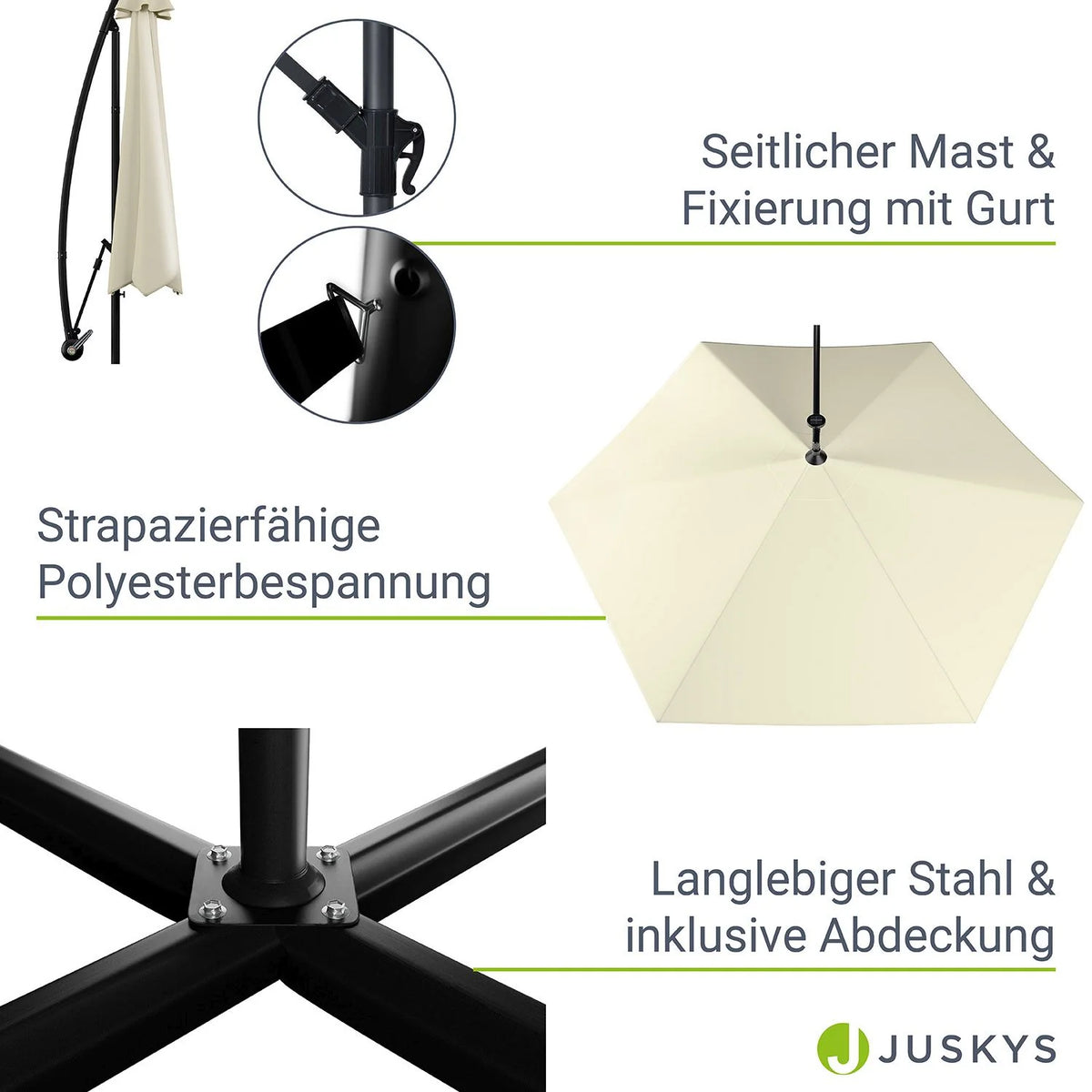 Parapluie LED excentrique 2025 Brésil