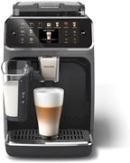 Philips Machine à Expresso Entièrement Automatique 5500 Series–20 Boissons Chaudes et Glacées, Carafe LatteGo Facile à Nettoyer, SilentBrew 40% Plus Silencieuse, QuickStart, Noir et Argent (EP5546/70) : Cuisine et Maison