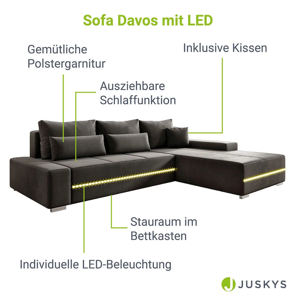 Canapé Davos 2025 avec LED