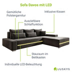 Canapé Davos 2025 avec LED