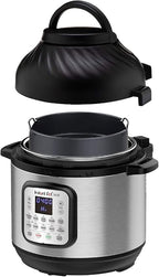 Instant Pot Multicuiseur 11 en 1 Duo Crisp + Air Fryer, 8 L : autocuiseur, friteuse à air, mijoteuse, cuiseur à vapeur, machine sous vide, déshydrateur avec gril, réchaud et fonctions de cuisson