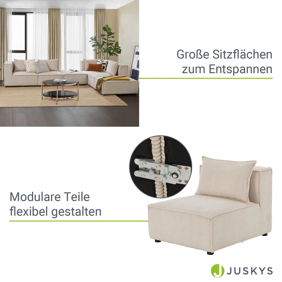 Canapé modulaire Domas XXL 2025 – salon modulaire