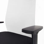Fauteuil de bureau ergonomique Agilis Matrix MT12 à dossier en maille et inclinaison lente, édition spéciale, noir pur (édition 2025).