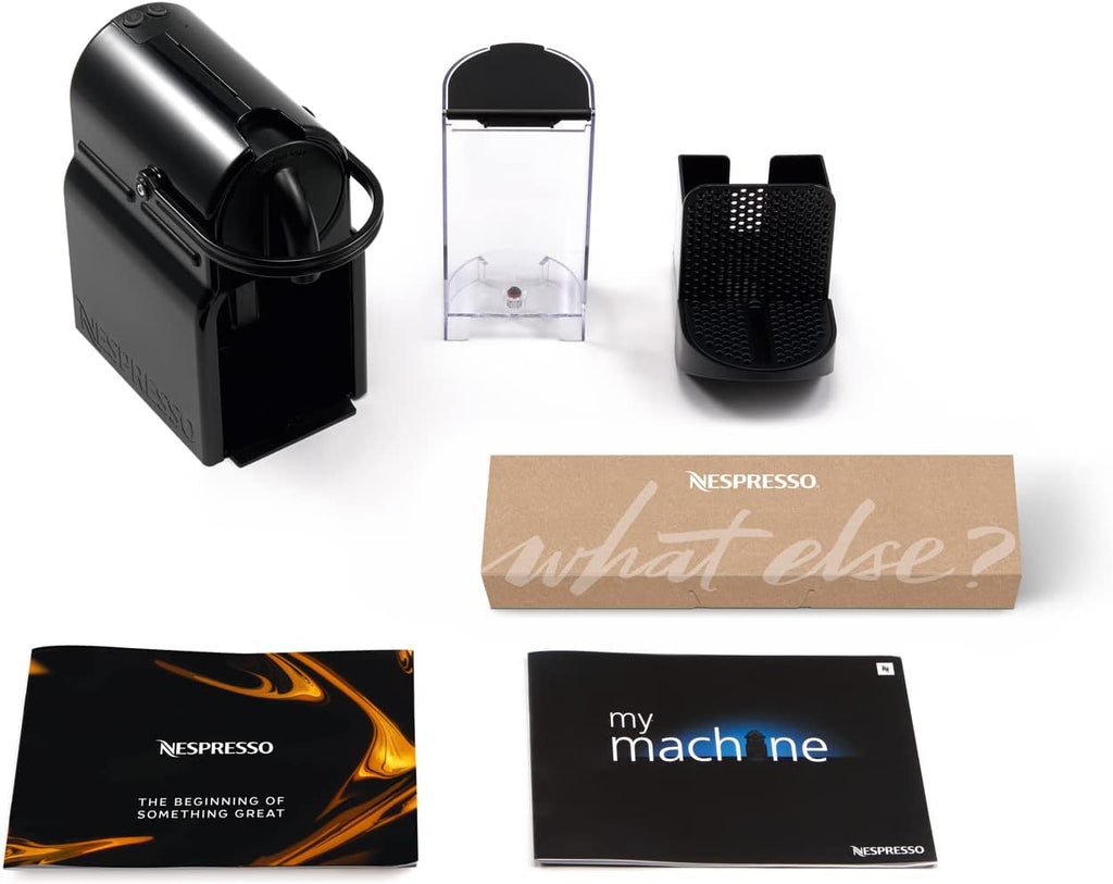 De’Longhi 203549 Inissia Cafetière à Capsules Nespresso, Plastique, Noir