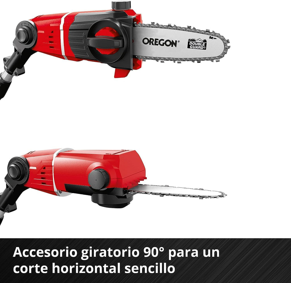 Outil multifonction sans fil Einhell Power X Change GE-HC 18 Li T Solo - 200 W, 18 V, taille-haie et scie électrique 2 en 1, lame Oregon, chargeur et batterie non inclus
