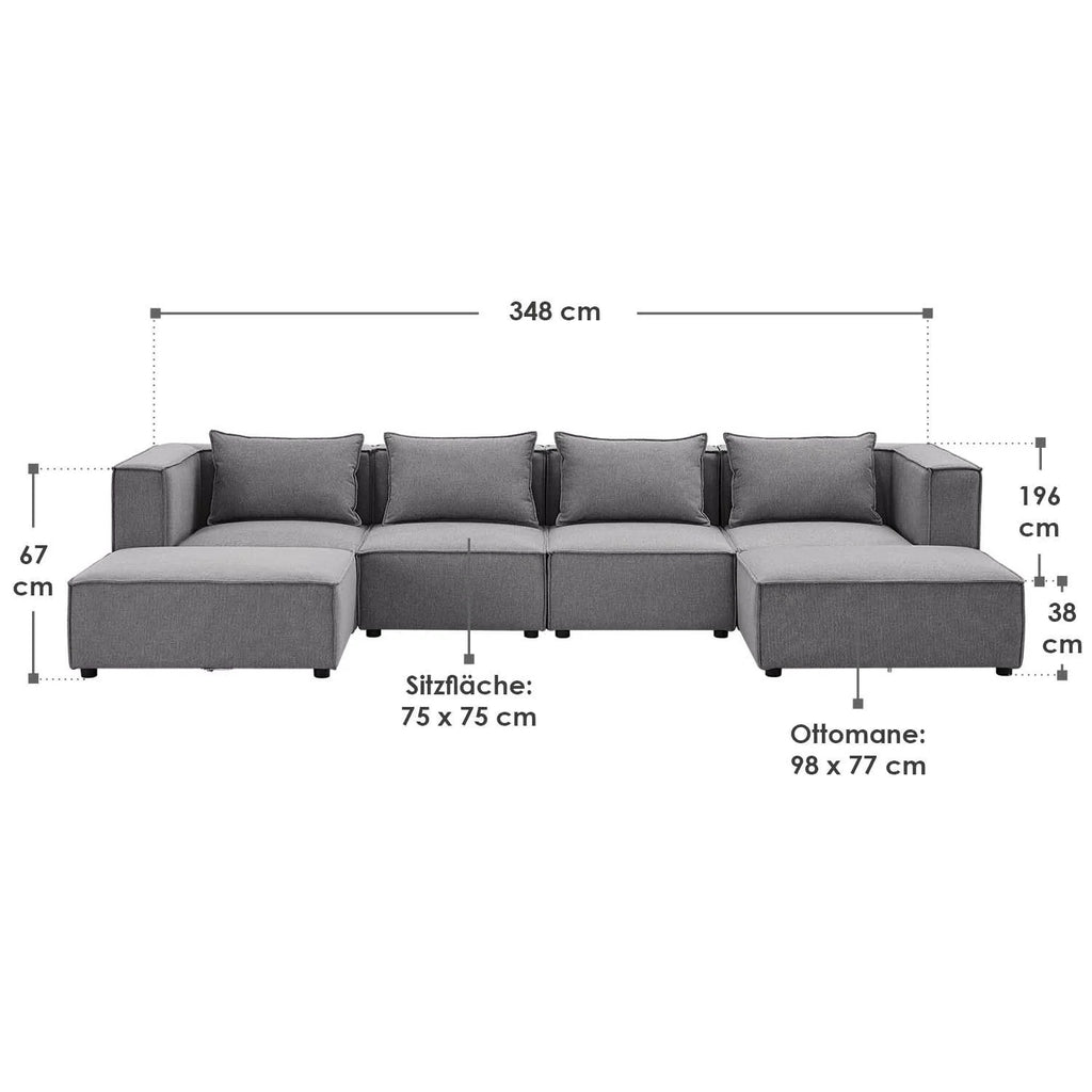 Canapé modulaire Domas XXL 2025 – salon modulaire