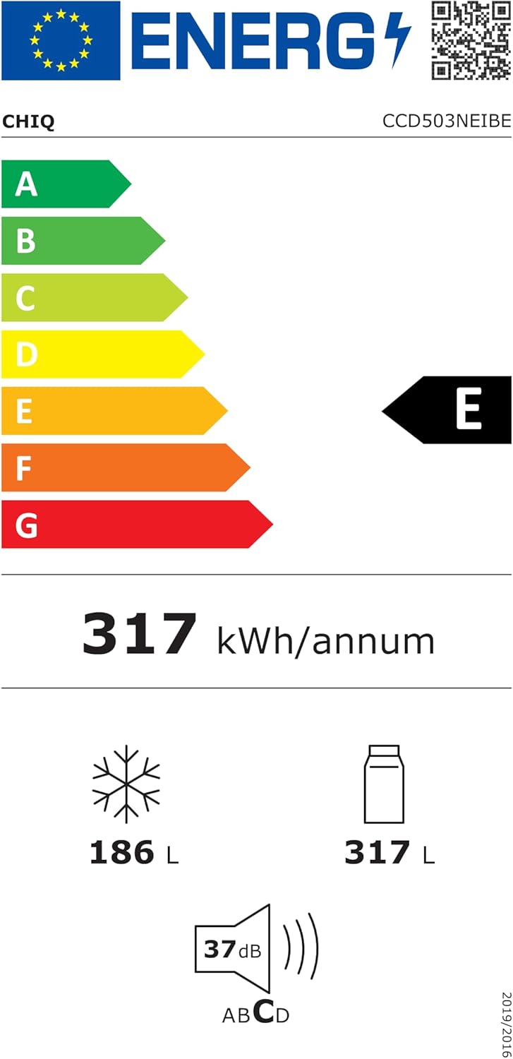 Réfrigérateur américain multi-portes CHIQ CCD503NEIBE, 503 litres