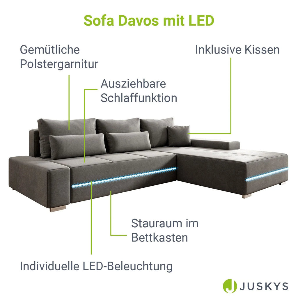 Canapé Davos 2025 avec LED