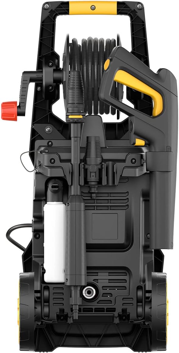 Nettoyeur haute pression Stanley SXPW24BX | Haute pression | Pour automobiles et surfaces extérieures | Avec nettoyeur de surface et brosse fixe | Pression maximale 170 bars | Débit maximal 500 l/h | Consommation
