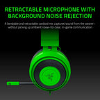 Casque audio Razer Gamer Kraken Green Tournament Edition USB 7.1 (édition spéciale 2025)