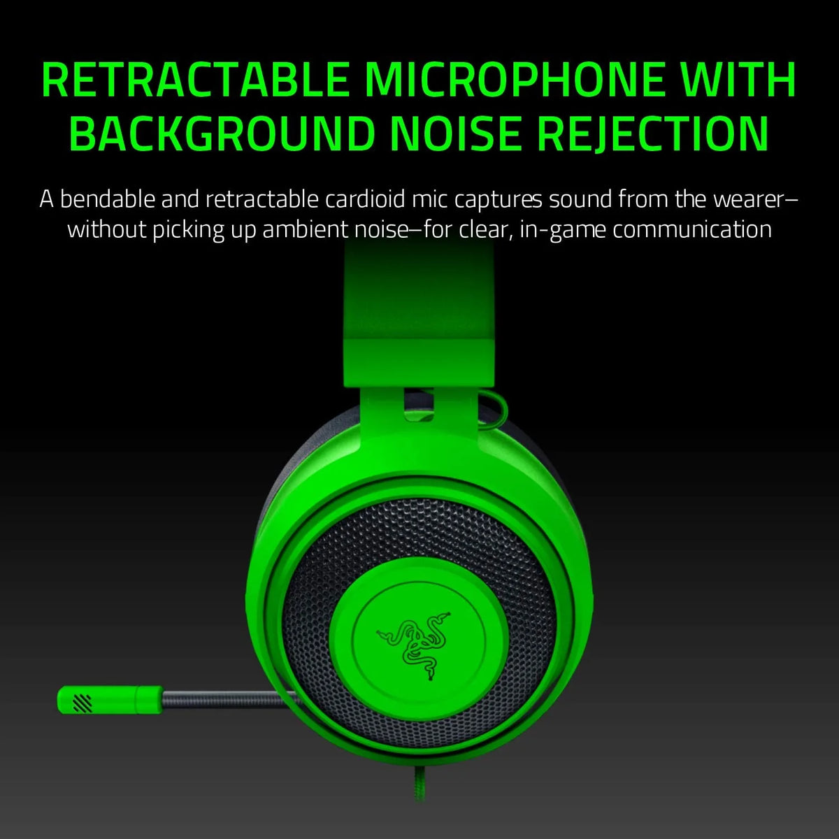 Casque audio Razer Gamer Kraken Green Tournament Edition USB 7.1 (édition spéciale 2025)
