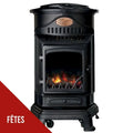 universal Poêle à gaz 3.4KW Noir mat(Noir)