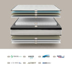 KUO Dream - Matelas à mémoire de forme bio | Matelas viscoélastique INNOGEL | Hauteur 26 cm | 135 x 190 cm [Exclusivité Amazon]