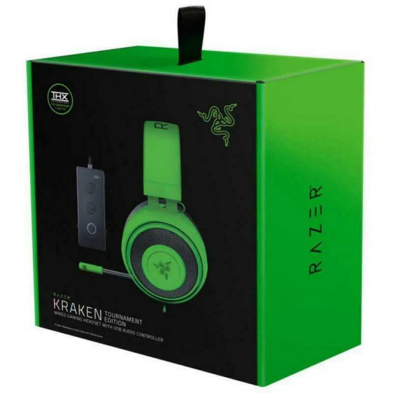 Casque audio Razer Gamer Kraken Green Tournament Edition USB 7.1 (édition spéciale 2025)