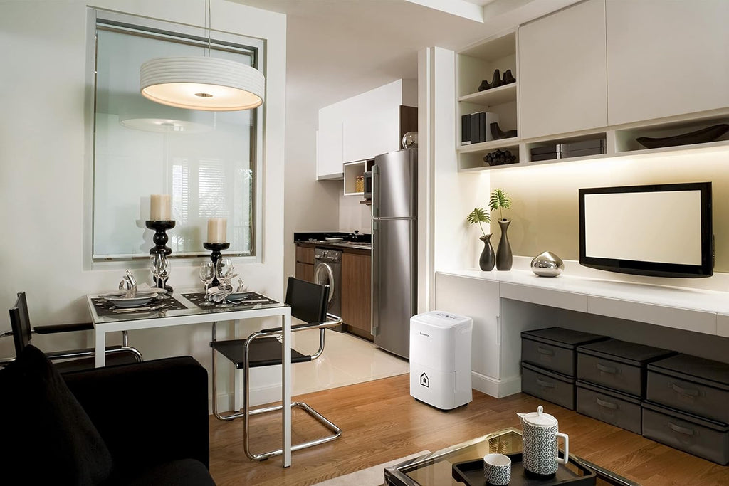 Ariston Deos 16S NET WiFi Déshumidificateur Portable Haut de gamme 16L, Contrôle Électronique du niveau d’Humidité, Fonction Buanderie, Silencieux, pour des pièces allant jusqu'à 44 m²
