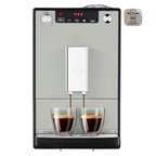 Melitta Solo Sandy Grey, Machine à Café à Grains avec Broyeur et Système d'Extraction des Arômes, Affichage LED, Mode 1 à 2 Tasses, Expresso, Automati