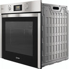 Four électrique encastré Indesit: couleur inox, autonettoyant   IFWS 5844 JH IX : Gros électroménager