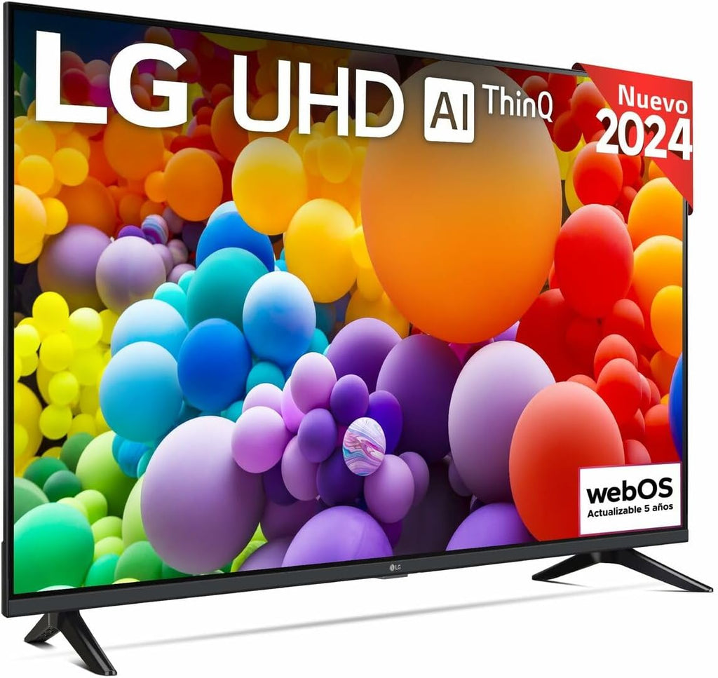 LG TV LED 2024 | 55UT73 | 55 Pouces | UHD | Processeur α5 gen 7 AI 4K, Noir [Classe énergétique G]