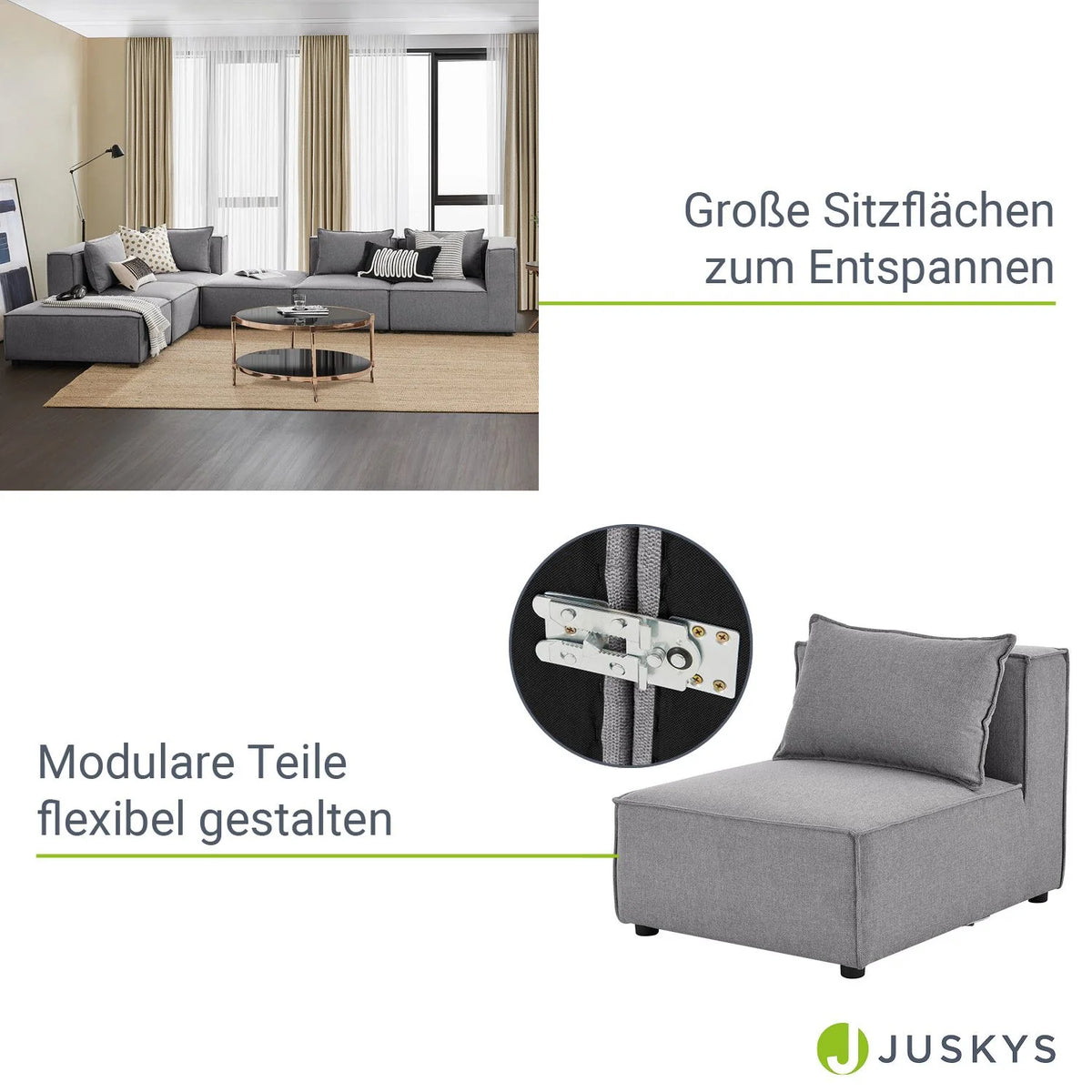 Canapé modulaire Domas XXL 2025 – salon modulaire
