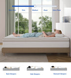 Matelas KOANTTI 2025 de 30 cm (12 pouces) en mousse à mémoire de forme. Fermeté moyenne.