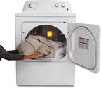 Sèche-linge électrique Kenmore à chargement frontal de 74 cm (29 po) avec protection anti-froissage et capacité totale de 198 litres (7 pi³), blanc
