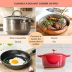 Klarstein Plaque de Cuisson Gaz à 4 Brûleurs en Acier Inoxydable, Table de Cuisson Encastrable à 4 Feux de 8100W, Cuisinières GP