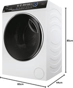 Haier I-PRO SERIE 7 HW70-B14979 I Frontlader Waschmaschine 7kg I Washing Machine mit A-Effizienz, 1.400 U/Min. & leisem Direktantrieb I Inkl. Dampffunktion, Selbstreinigungssystem & Refresh-Programm