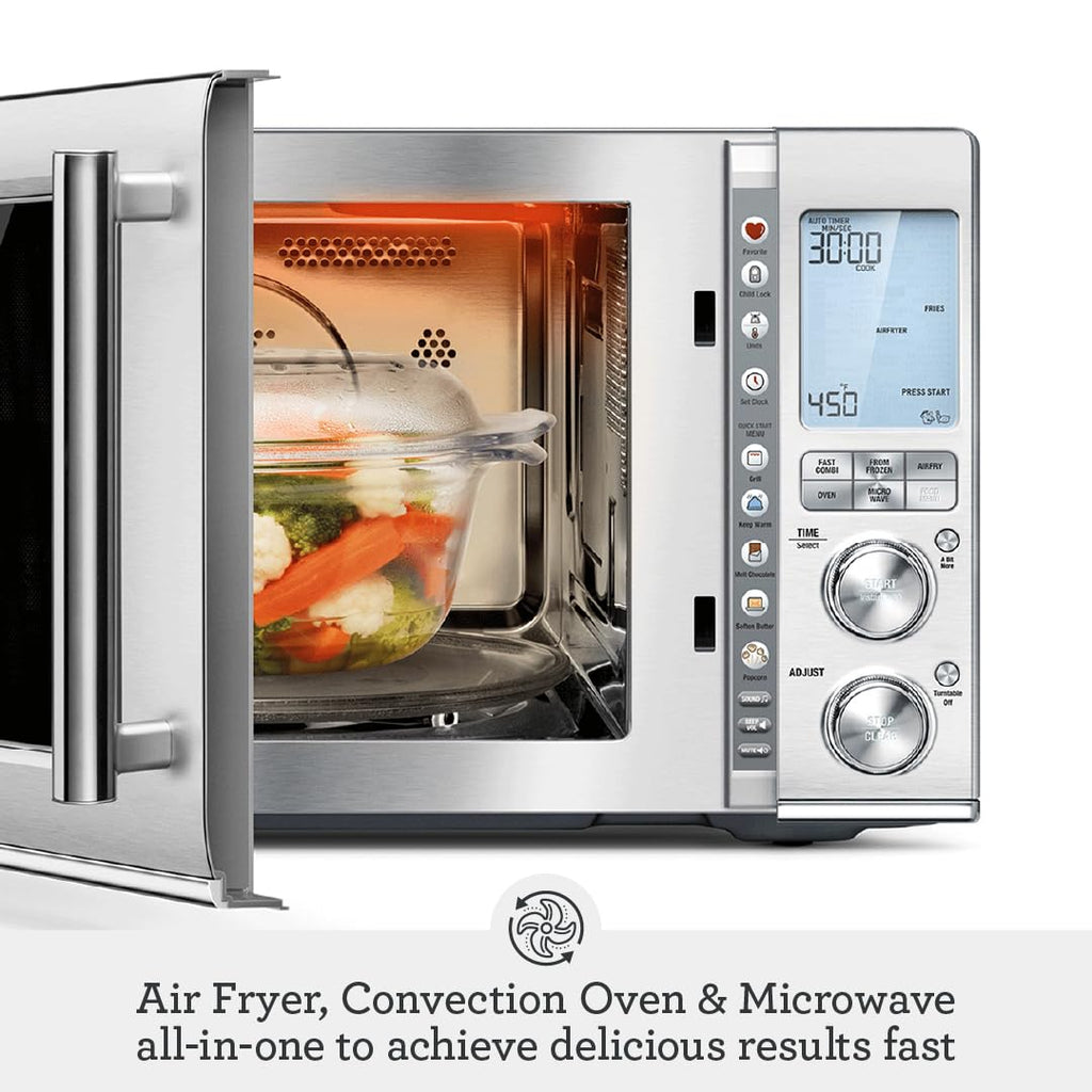 Grille-pain micro-ondes Breville en acier inoxydable 2025 BMO870BSS1BUC1
