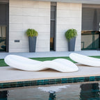 Chaise longue Rasa pour piscines, hôtels et clubs de plage