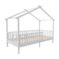 Lit cabane pour enfant en bois blanc — Style scandinave — Sécurité et créativité