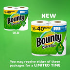 Cadeau offert avec la commande--Rouleaux de cuisine Bounty Quick Size, blancs, 8 rouleaux familiaux = 20 rouleaux standard (l'emballage peut varier)