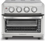CUISINART Air Fryer + Convection Toaster Oven, 8-1 Oven with Bake, Grill, Broil & Warm Options, Stainless Steel, TOA-70