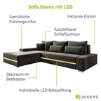 Canapé Davos 2025 avec LED