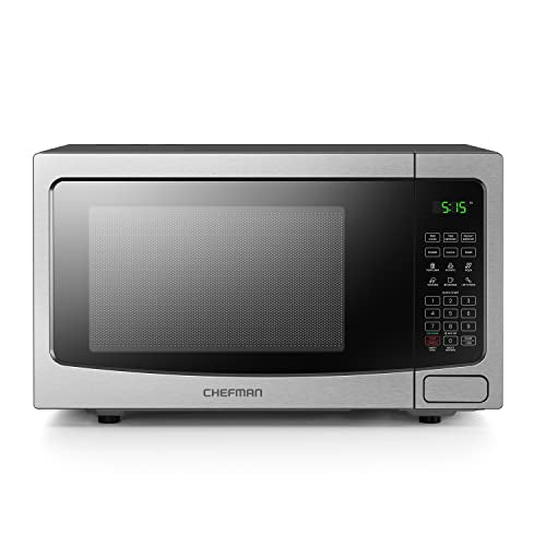 Micro-ondes de comptoir en acier inoxydable Chefman Essentials 2025